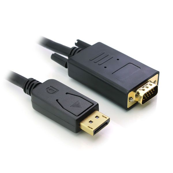 产品简介 绿联 DP转VGA线 通过将你的PC或者带DisplayPort 端口的任意信号源连接到使用VGA接口的显示终端:如CRT,LCD监视器,幻灯机等显示设备。此款DP转VGA线适配器为内嵌或外部应用,提供标准统一的连接口。DisplayPort为新一代影像显示接口技术的规格之一,可将笔记型计算机和消费电子设备连接到显示器,传递高画质影像信号。根据iSuppli的预测,迅速崛起的DisplayPort技术将可望承袭VGA与DVI接口的市场,成为PC领域的主流技术,与主导消费性电子领域的HDMI技术并